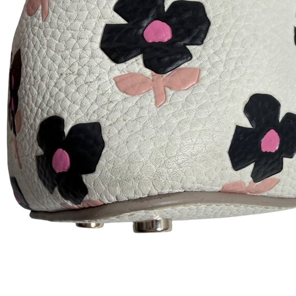 KATE SPADE Remedy Block Print Floral Small Top Handle Bag HTF Design - Picture 11 of 16